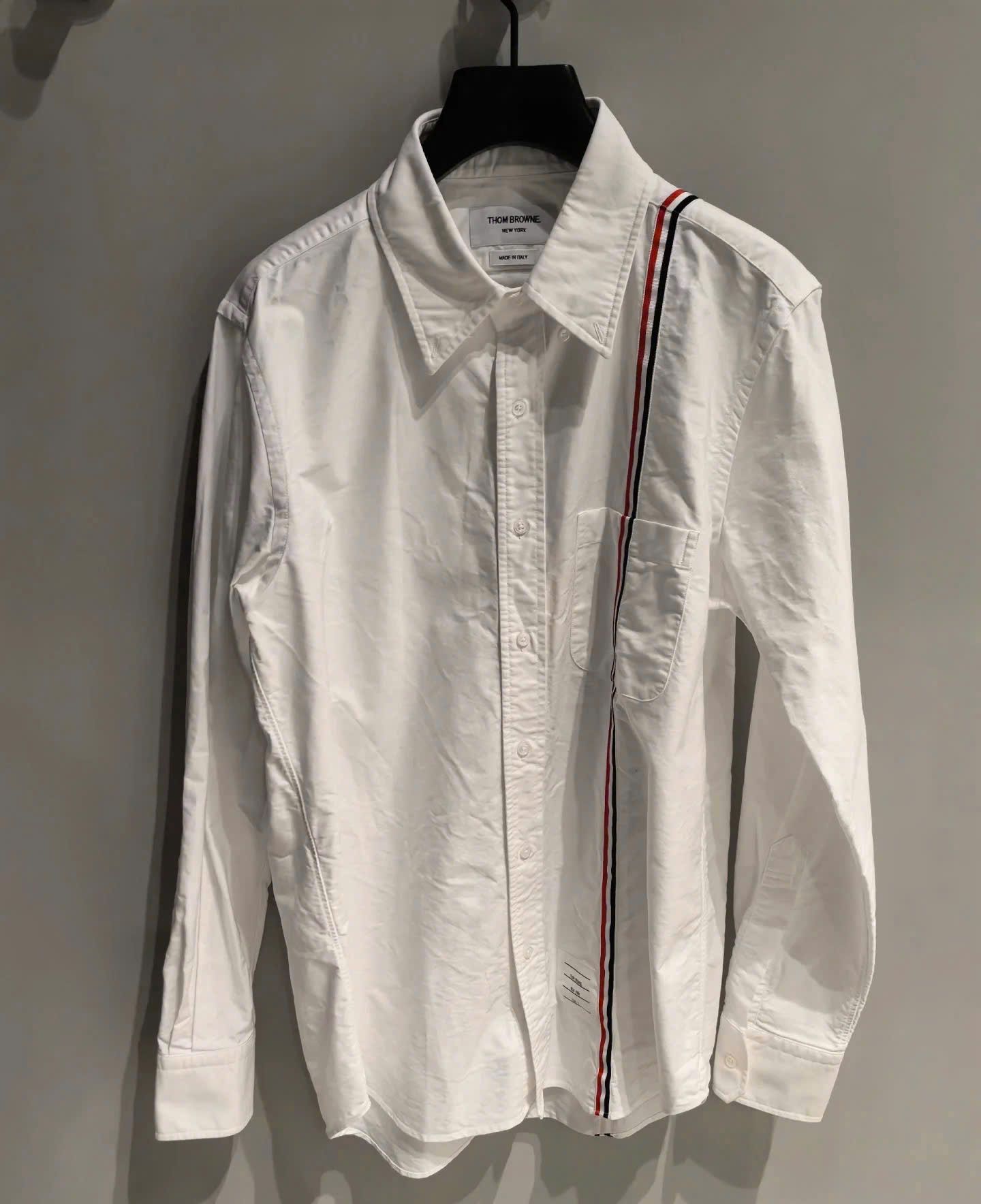 ÁO SƠ MI THOM BROWNE RWB STRIPE (WHITE)