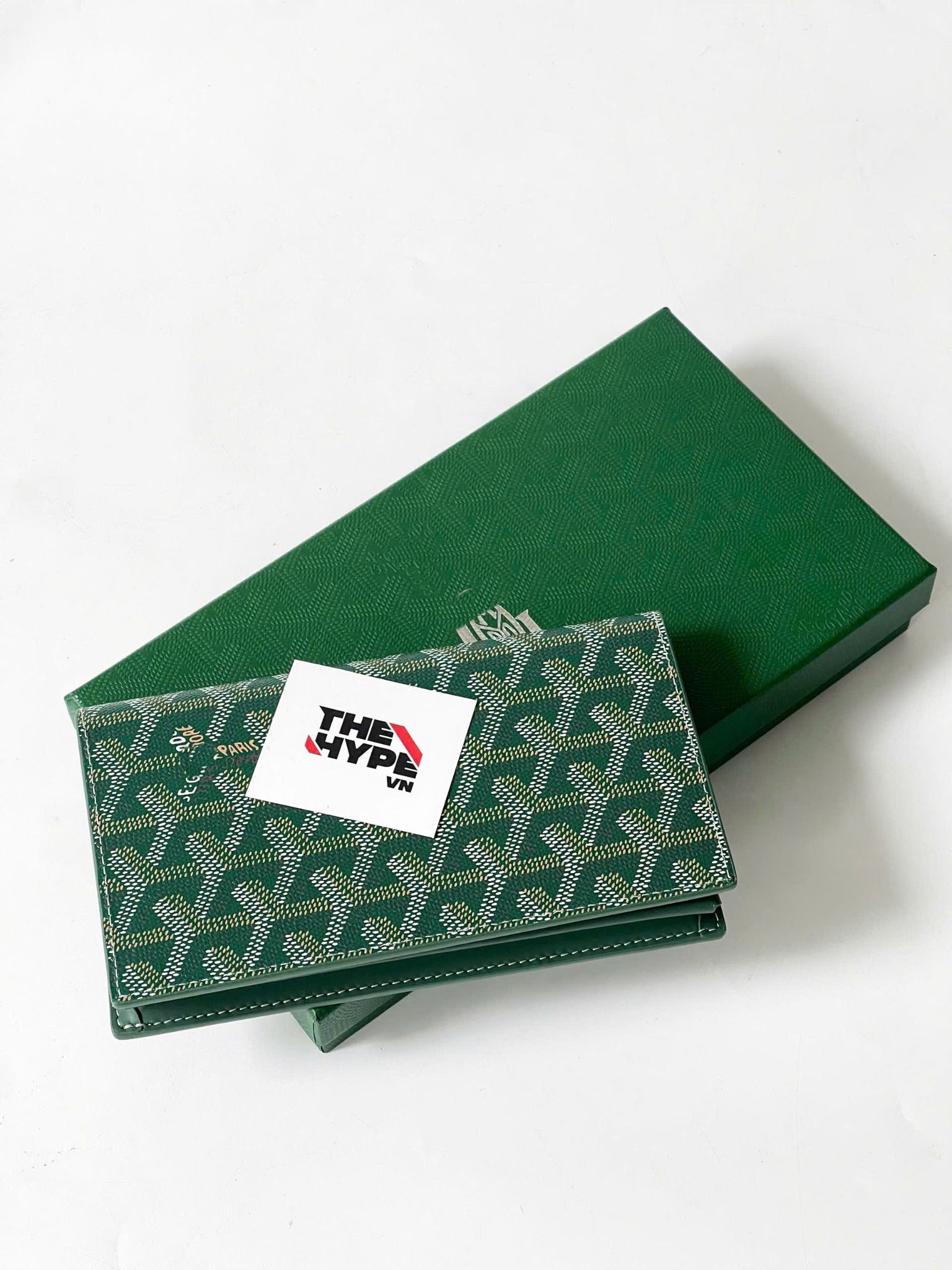 VÍ DÀI GOYARD SAINT LAMBERT WALLET (GREEN)