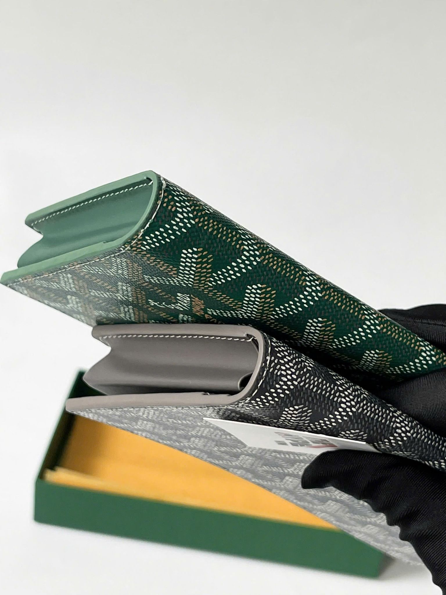 VÍ DÀI GOYARD SAINT LAMBERT WALLET (GREEN)