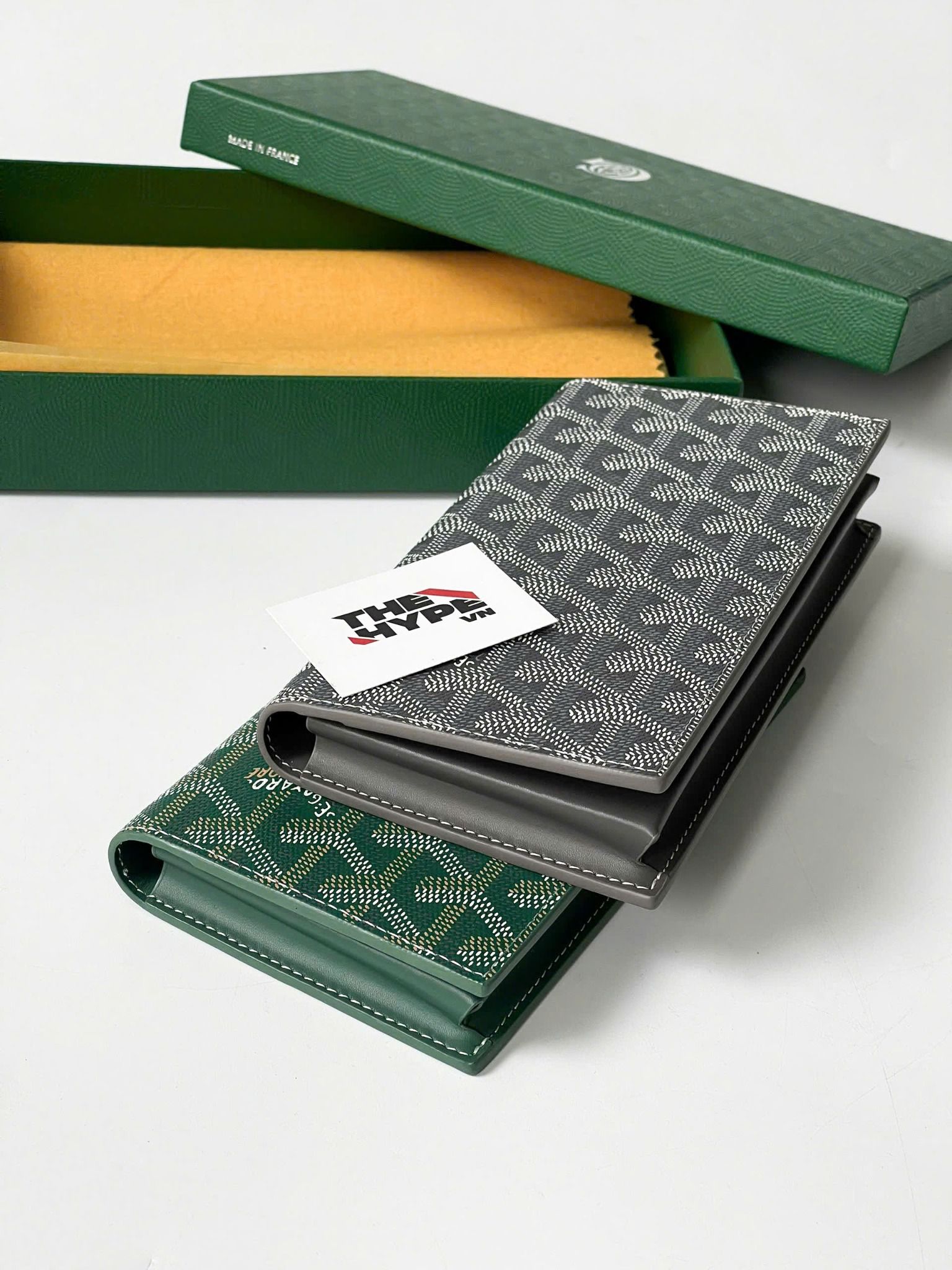 VÍ DÀI GOYARD SAINT LAMBERT WALLET (GREEN)