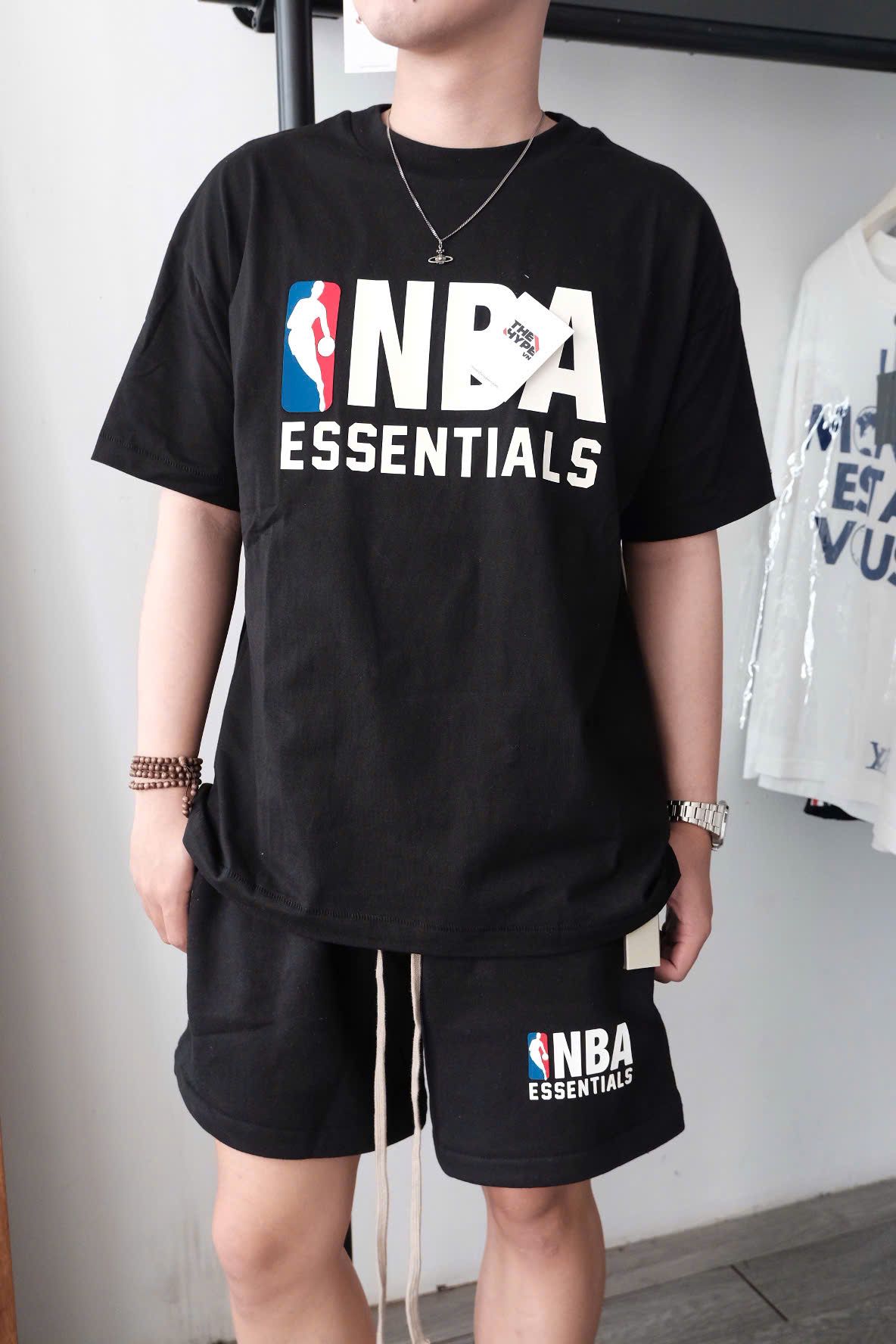 QUẦN SHORTS FOG ESSENTIALS NBA (GREY)