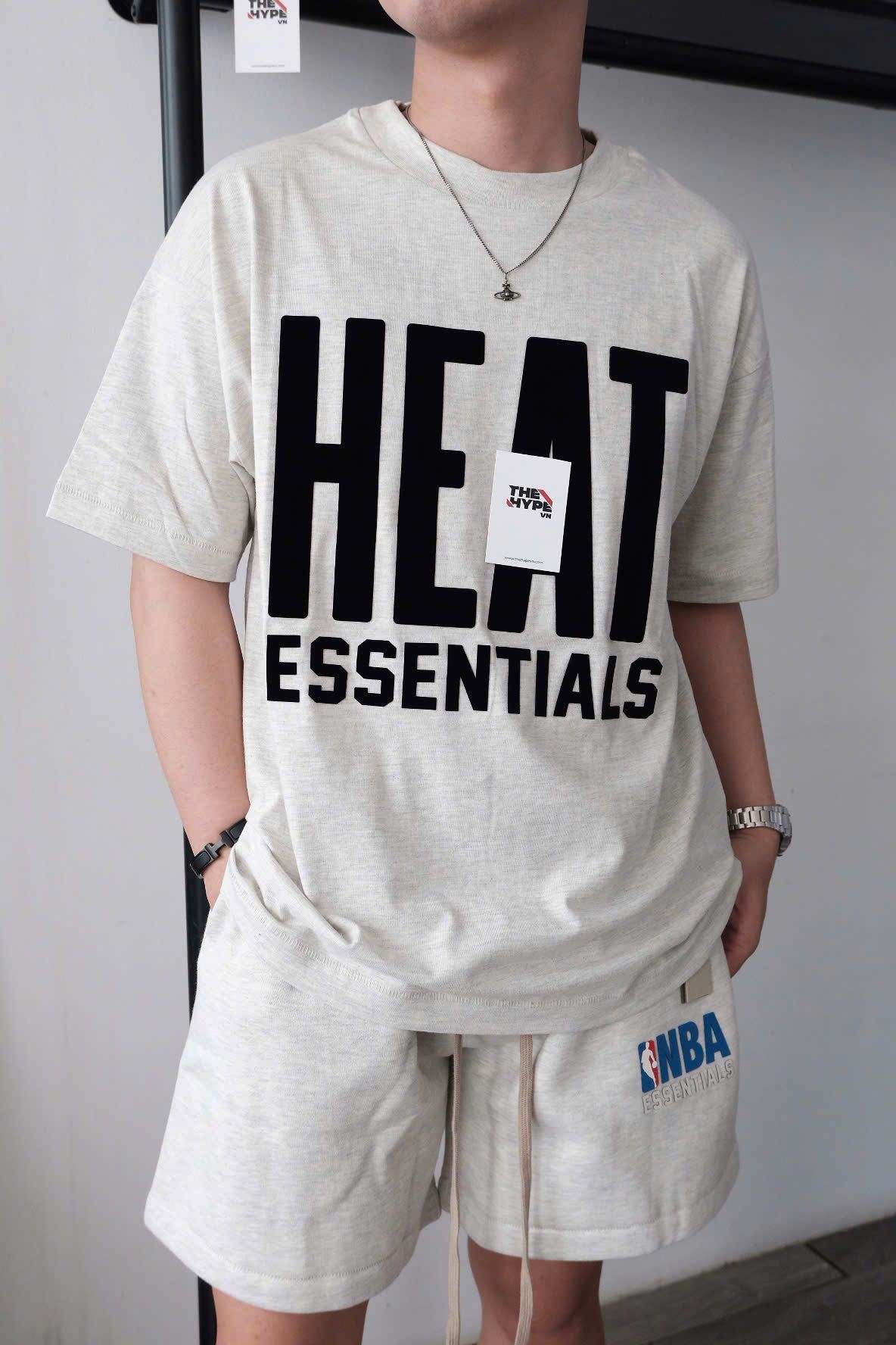 ÁO THUN FOG ESSENTIALS HEAT (GREY)