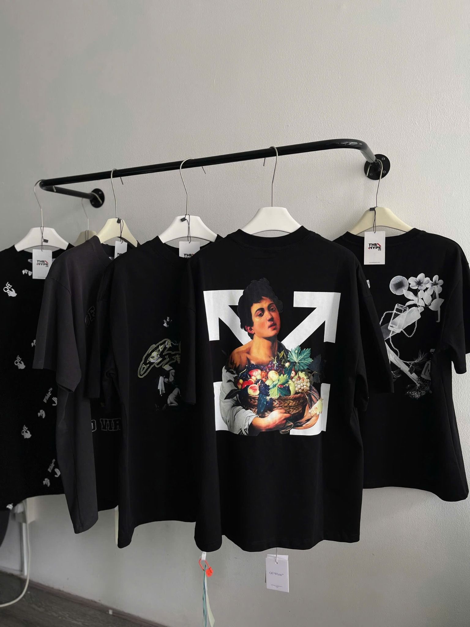 ÁO THUN OFF WHITE OW EYE LOG (BLACK)