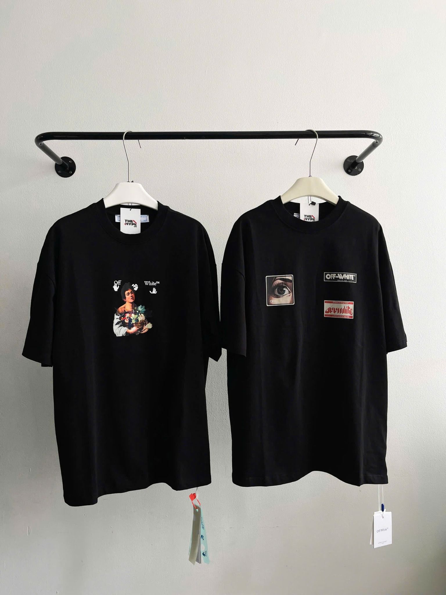 ÁO THUN OFF WHITE OW EYE LOG (BLACK)