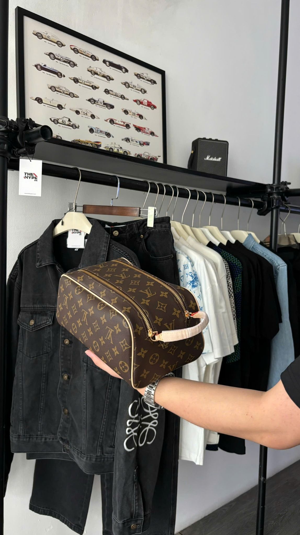TÚI LOUIS VUITTON LV DOPP KIT POUCH MONOGRAM (BROWN)