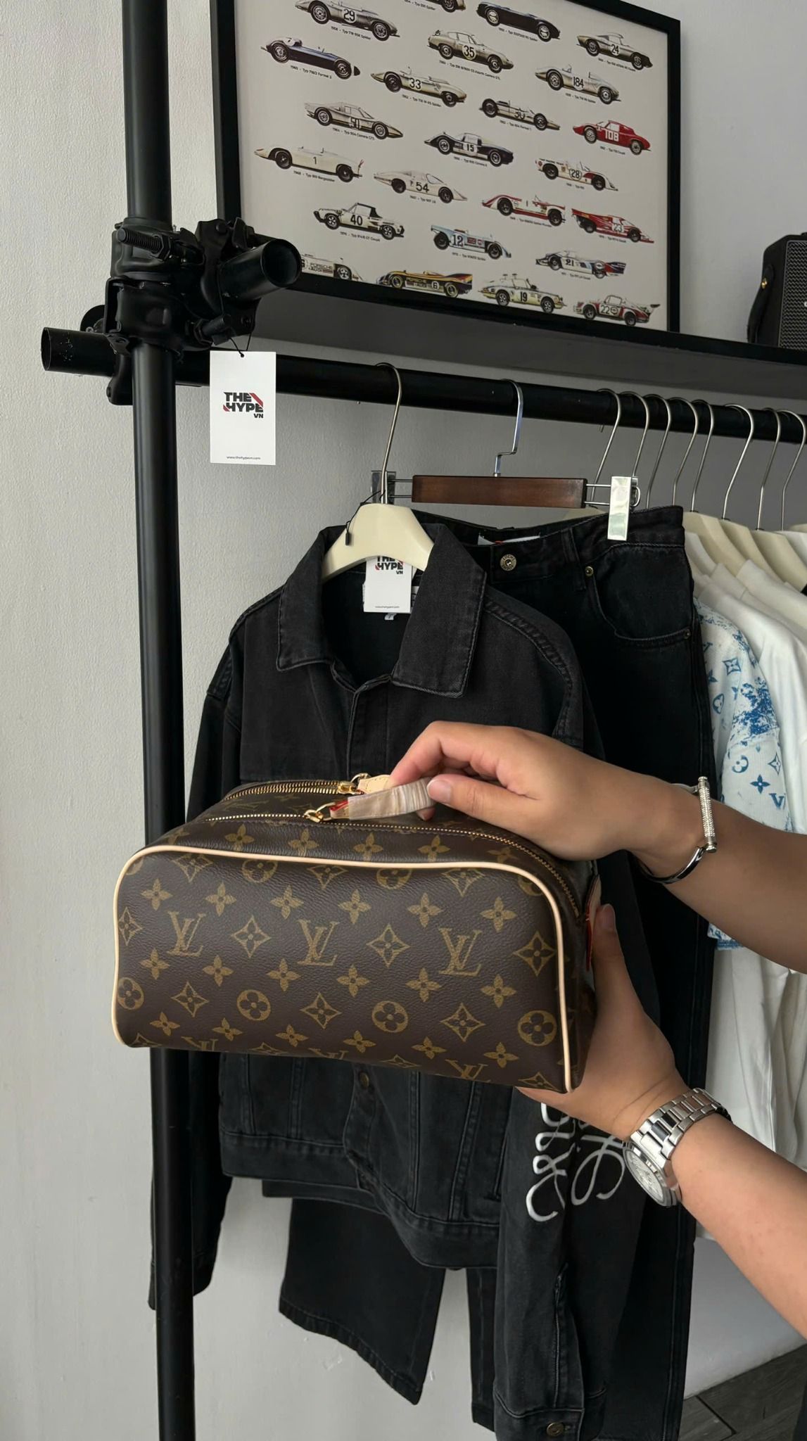 TÚI LOUIS VUITTON LV DOPP KIT POUCH MONOGRAM (BROWN)