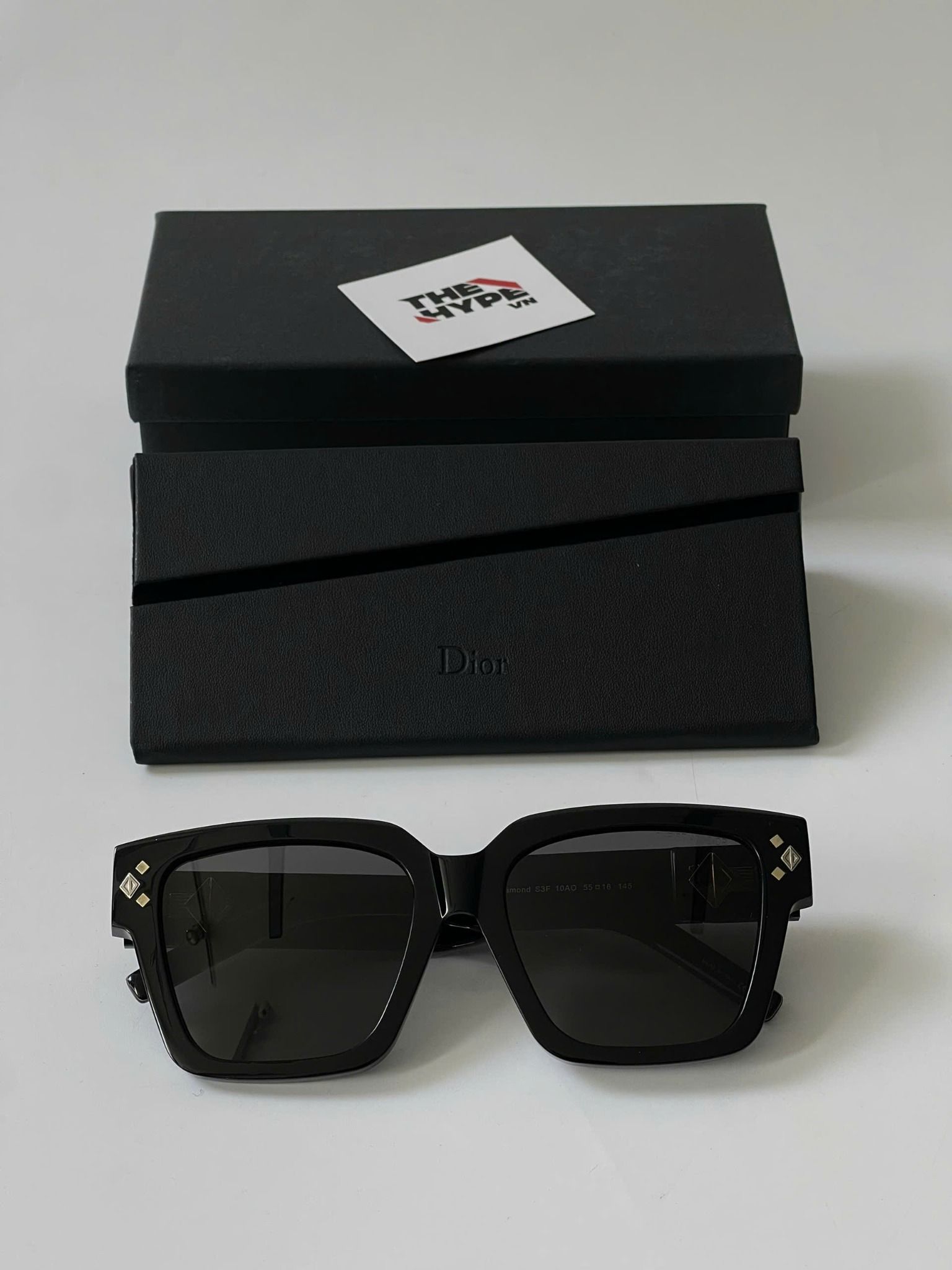 KÍNH DIOR DIAMOND SUNGLASSES (BLACK)