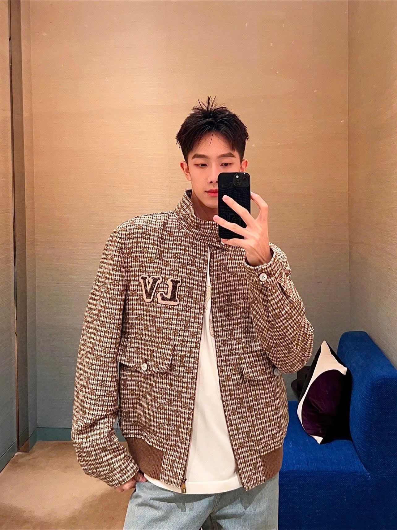 ÁO KHOÁC LOUIS VUITTON LV HARRINGTON BLOUSON (BROWN)