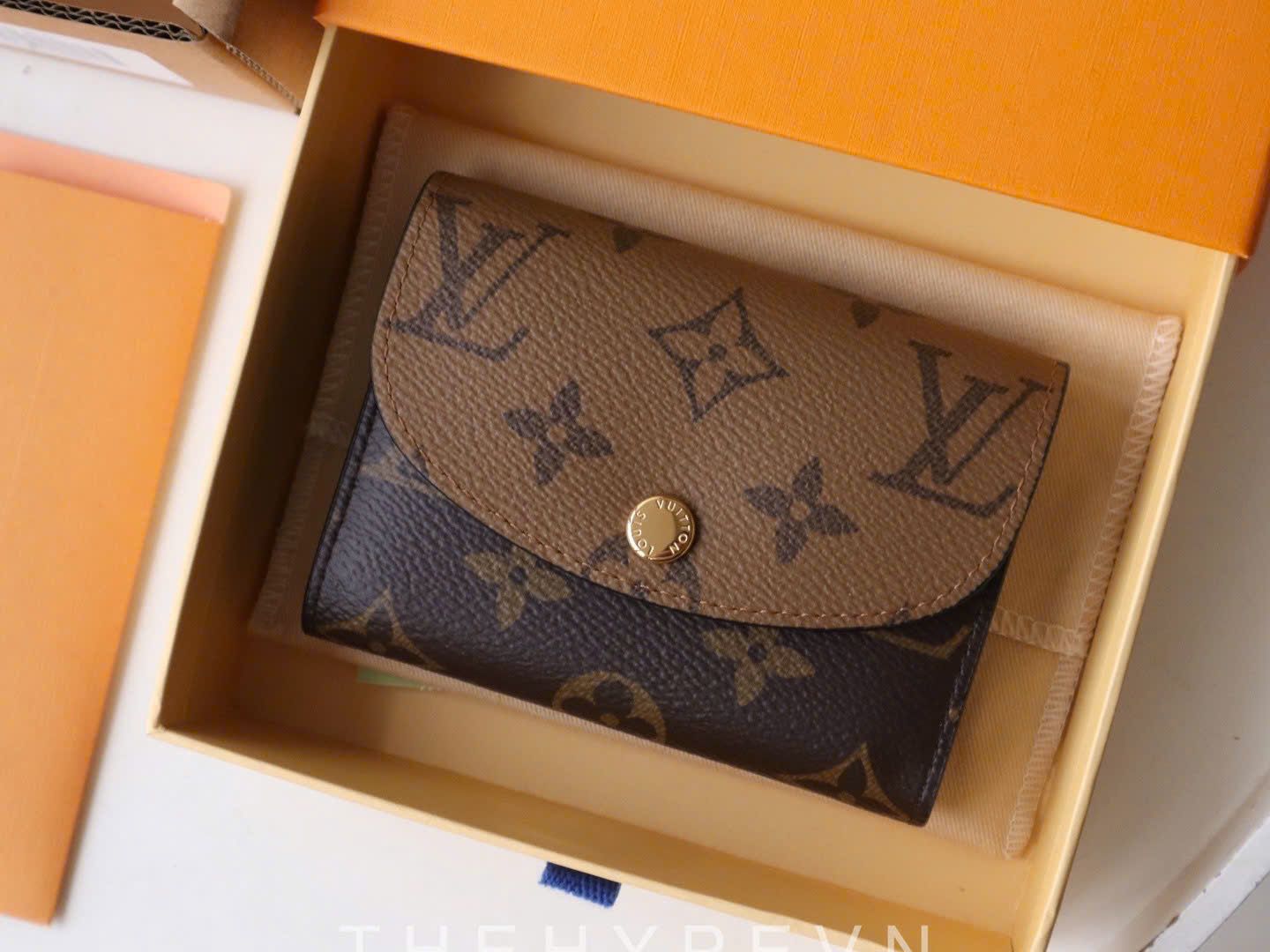 VÍ GẬP LOUIS VUITTON LV MONOGRAM REVERSE VICTORINE