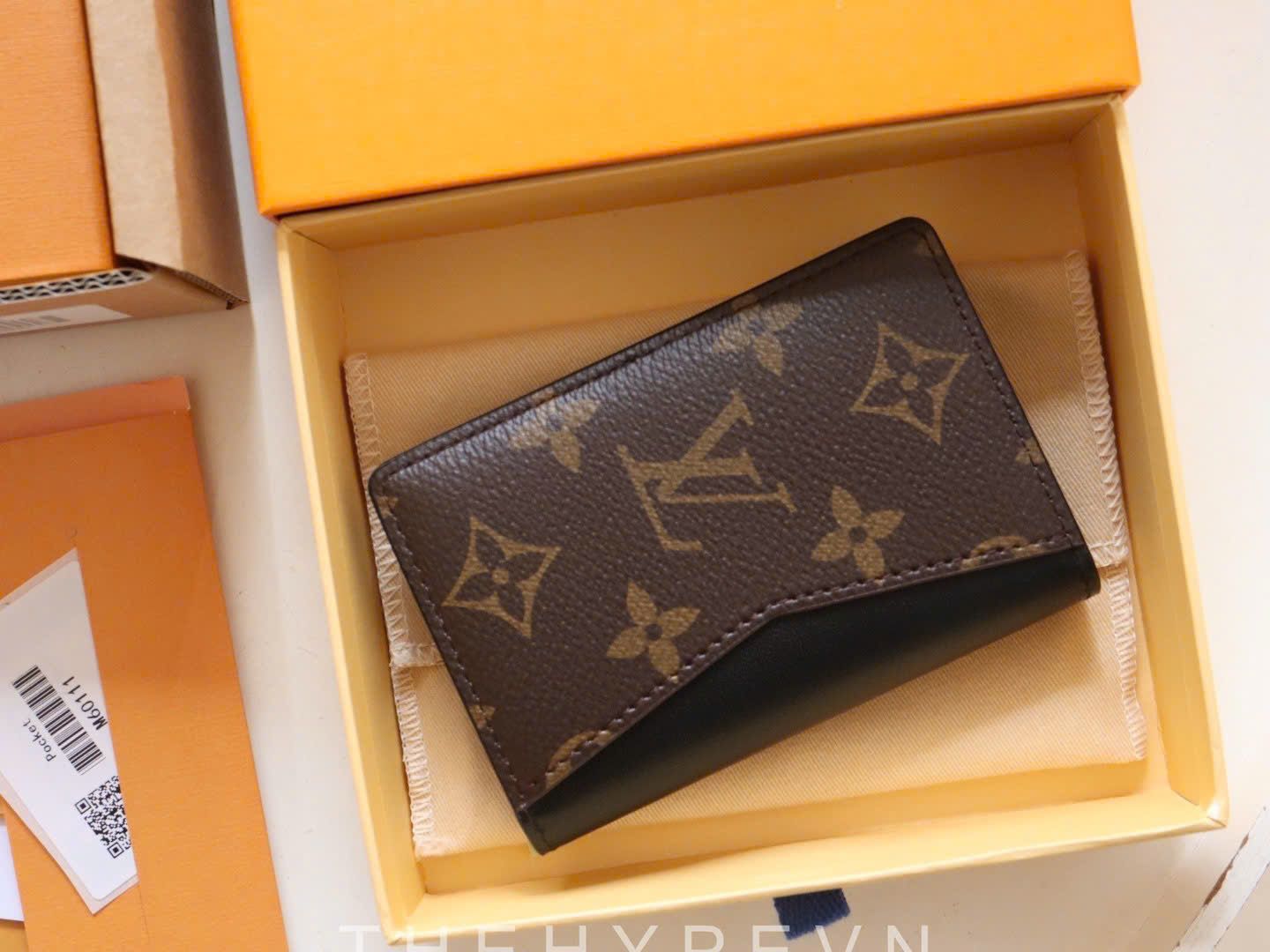 VÍ ĐỰNG CARD LOUIS VUITTON LV POCKET MONOGRAM MACASSAR