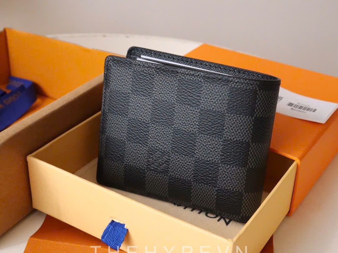 VÍ NGẮN LOUIS VUITTON LV DAMIER GRAPHITE (GREY)