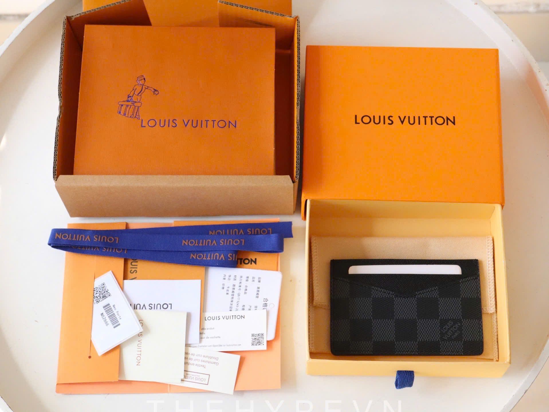 VÍ ĐỰNG CARD LOUIS VUITTON LV NEO PORTE CARTES DAMIER GRAPHITE