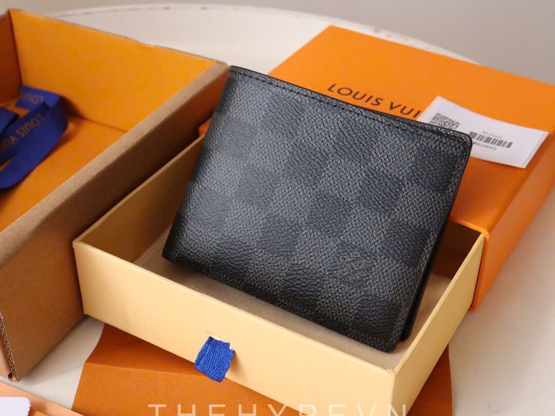 VÍ NGẮN LOUIS VUITTON LV DAMIER GRAPHITE (GREY)
