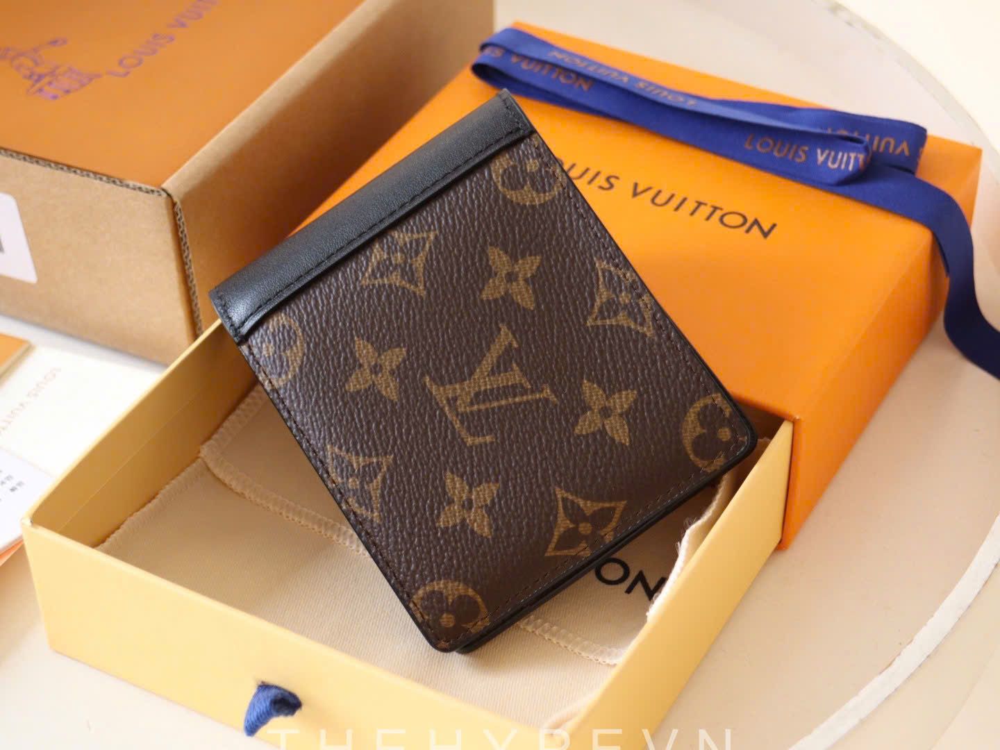 VÍ NGẮN LOUIS VUITTON MULTIPLE MACASSAR (BROWN)