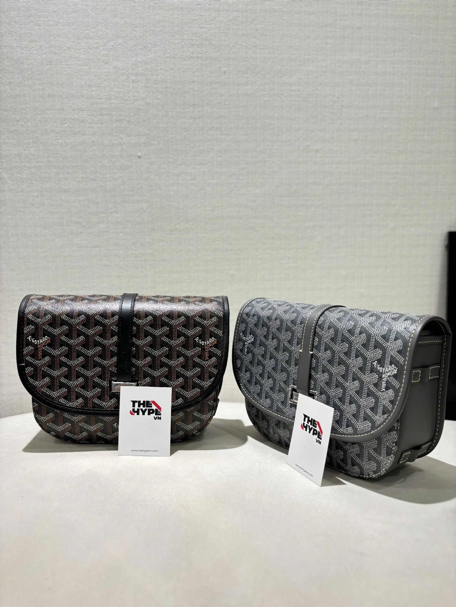 TÚI GOYARD BELVEDERE PM BAG (GREY)