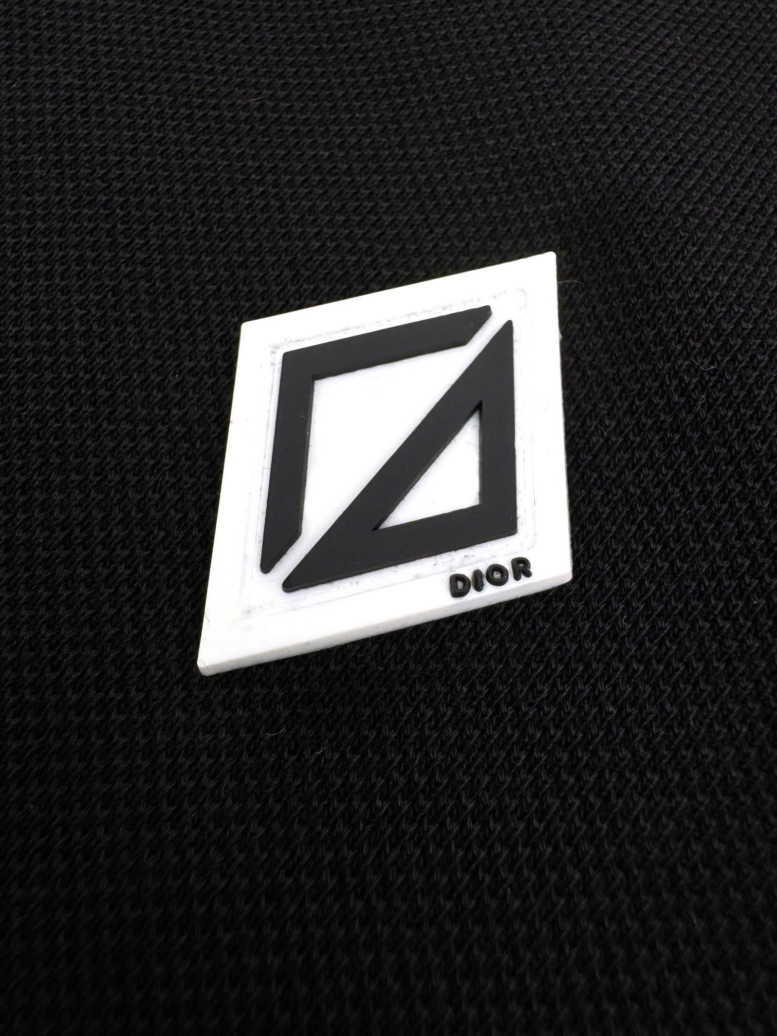 ÁO POLO DIOR CD DIAMOND LOGO (BLACK)