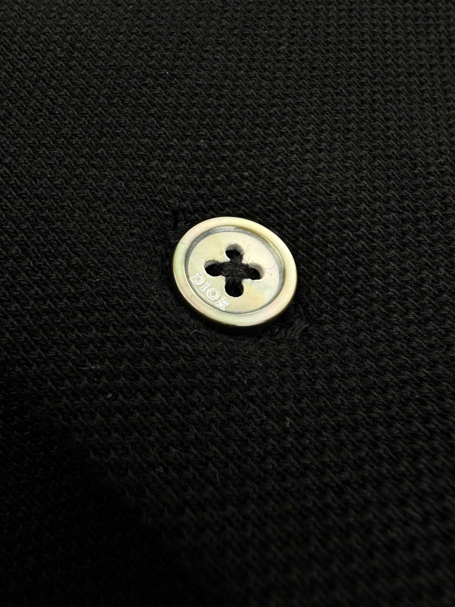 ÁO POLO DIOR CD DIAMOND LOGO (BLACK)