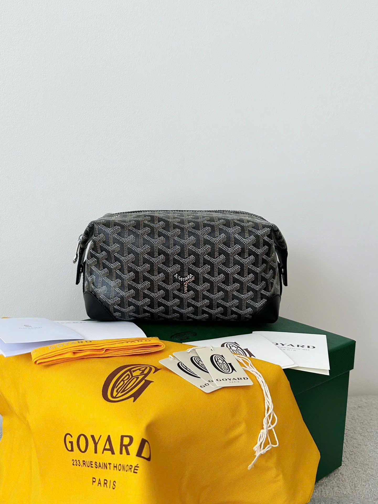 TÚI GOYARD BOEING 25 TOILET BAG (BLACK)