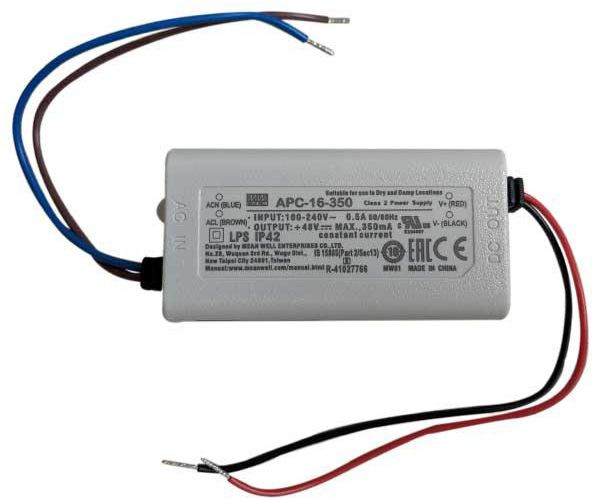 BỘ NGUỒN MEAN WELL APC-16-350, CÔNG SUẤT 16.8W, ĐIỆN ÁP 12-48V, 350MA