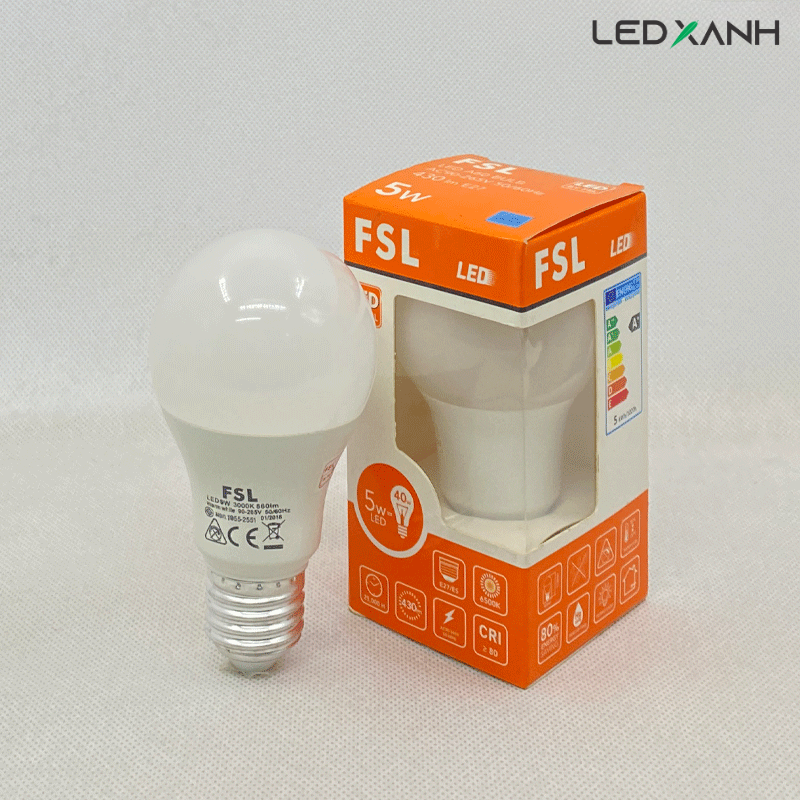 [THANH LÝ] - Bóng đèn LED bulb tròn E27 - FSL