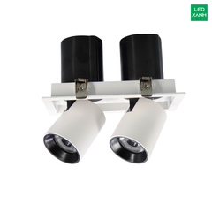 Đèn LED âm trần đôi rọi chỉnh hướng 360 độ LS - BrightLux