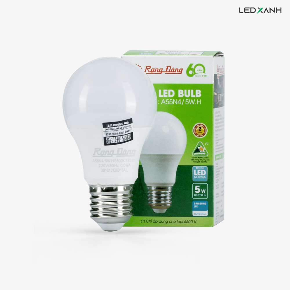 Bóng đèn LED BULB tròn 3W - 9W Rạng Đông