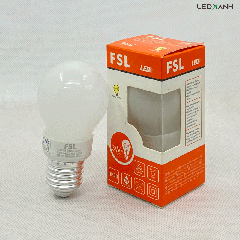 Bóng đèn LED bulb tròn E27 - FSL