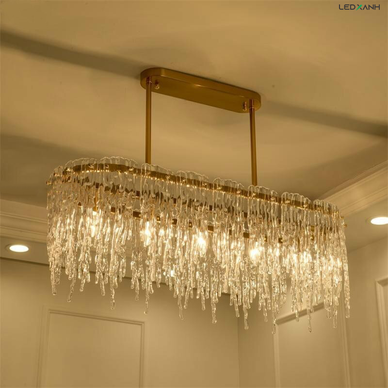 Đèn chùm thuỷ tinh băng tuyết CH-HT-MD1L9145