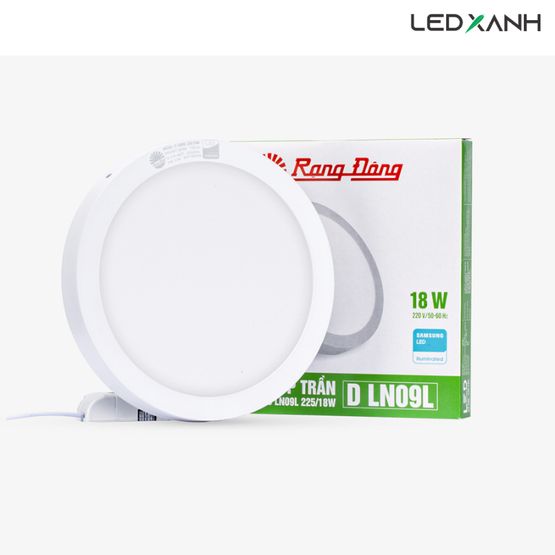 [THANH LÝ] - Đèn LED ốp trần tròn LN09 Rạng Đông 12W, 18W, 24W