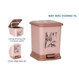  Thùng Rác Vuông 7L 8031, Thùng Rác, Bật Rác Vuông Việt Nhật Cao Cấp VIỆT NHẬT HOME 