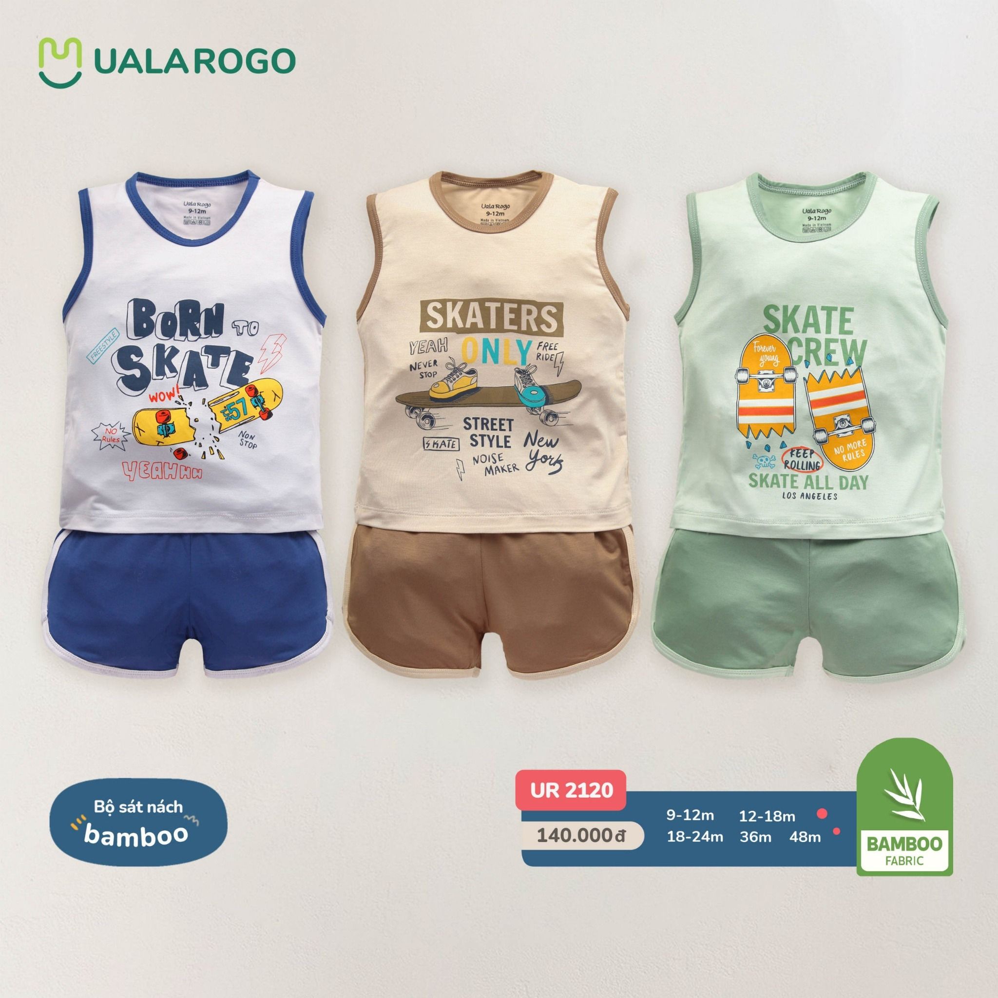 Bộ Sát Nách In Hình Ván Trượt UR 2120