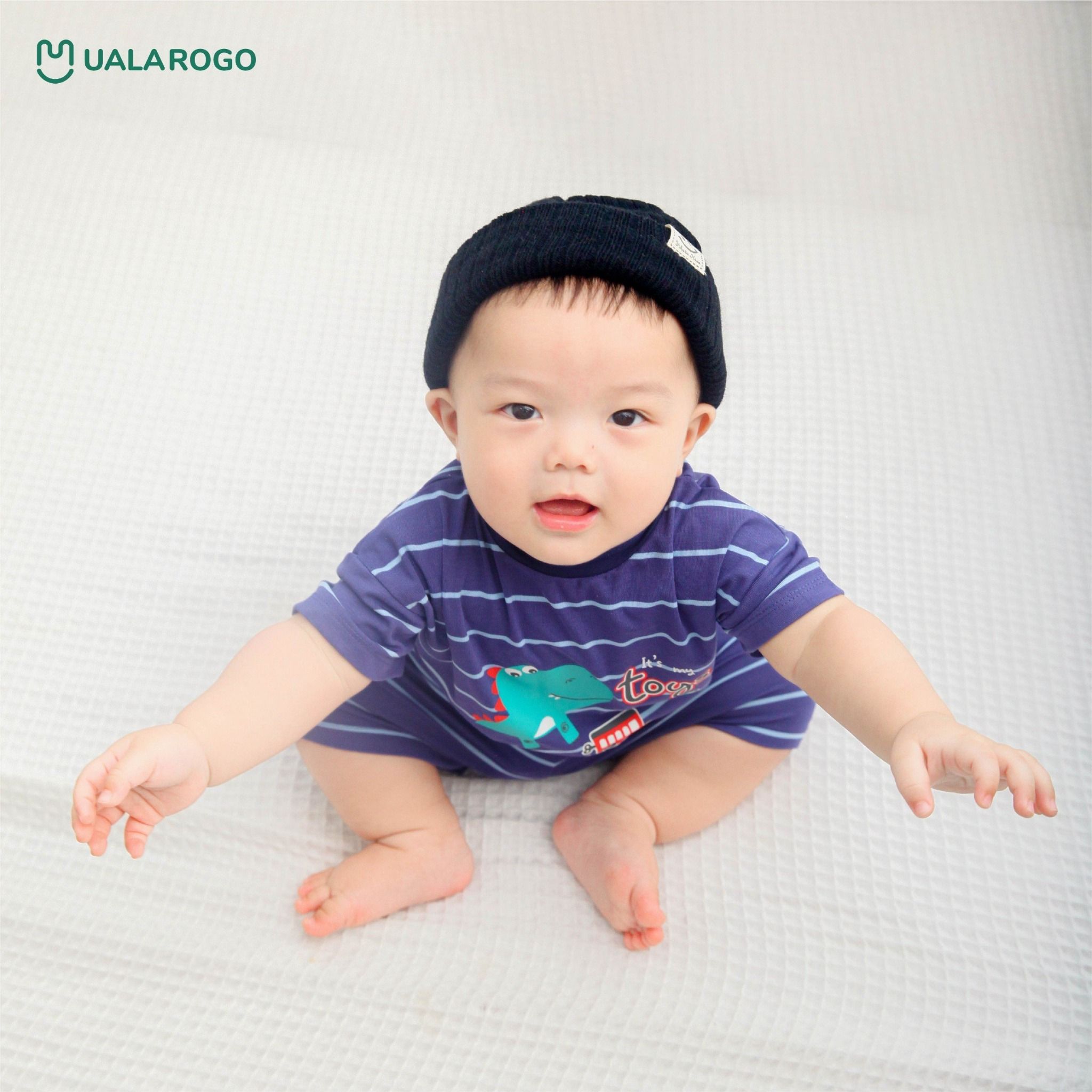 Bộ Cộc Tay Kẻ Ngang UR 2286