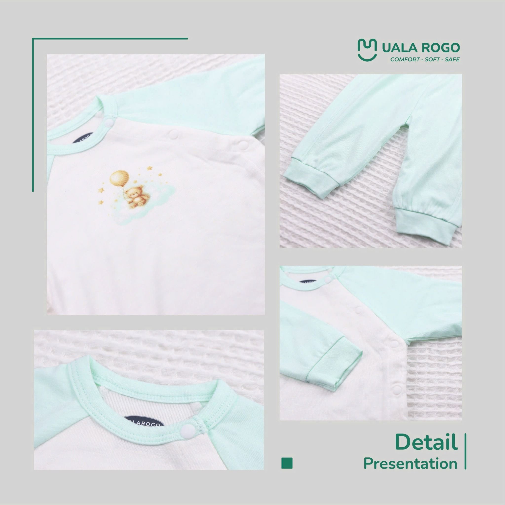Bộ Sơ Sinh Cài Chéo Petit UR 2386
