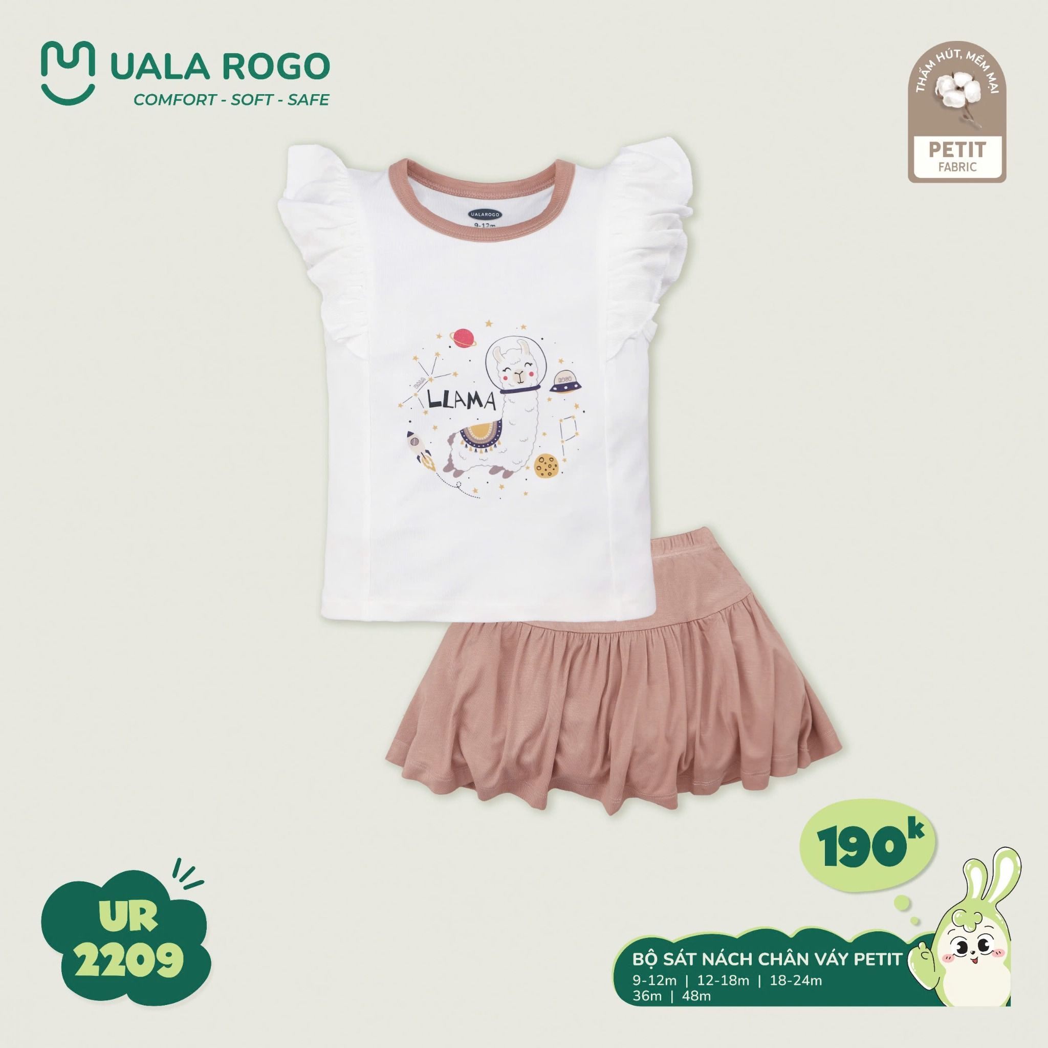Bộ Sát Nách Kèm Chân Váy UR 2209