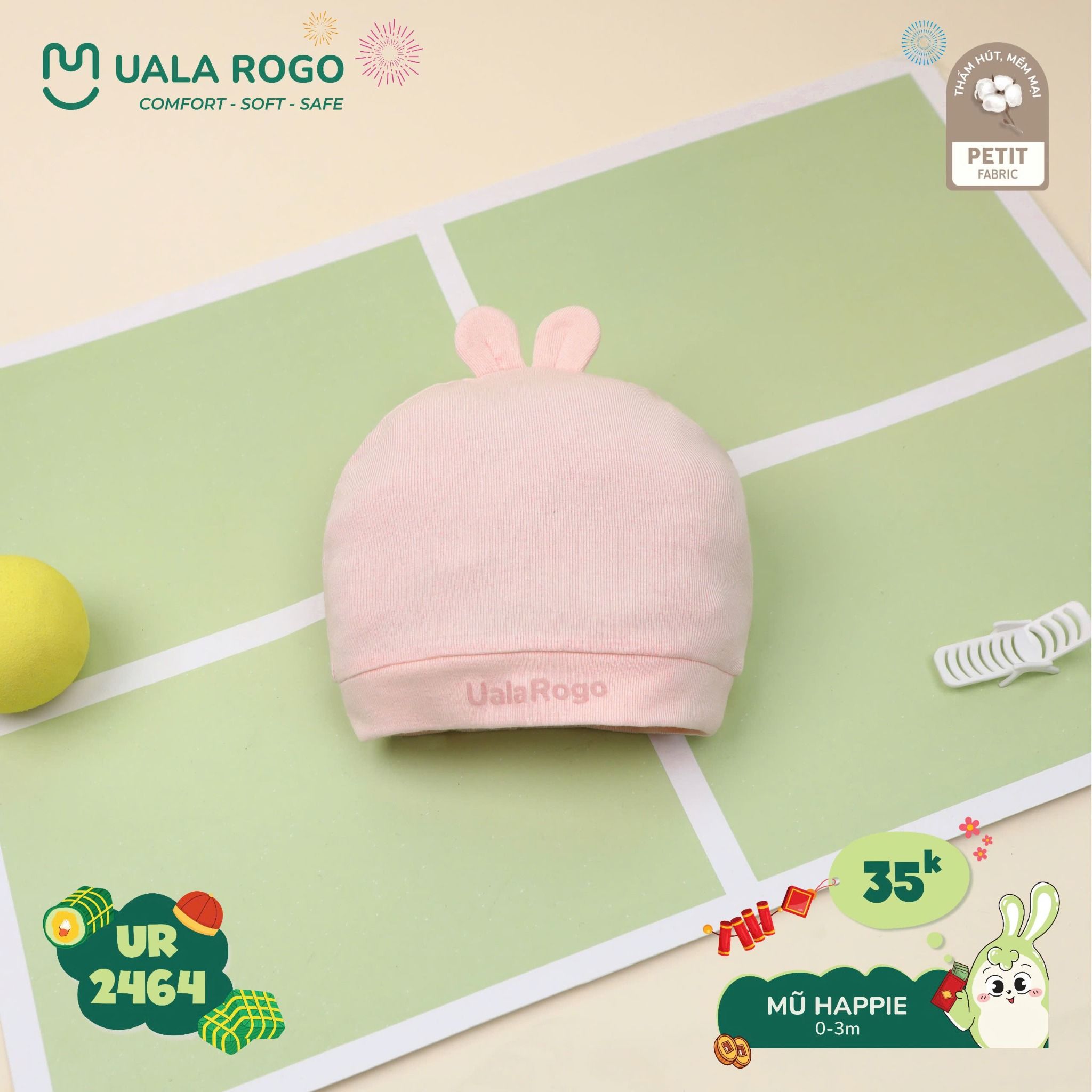 Mũ Sơ Sinh Cho Bé UR 2464