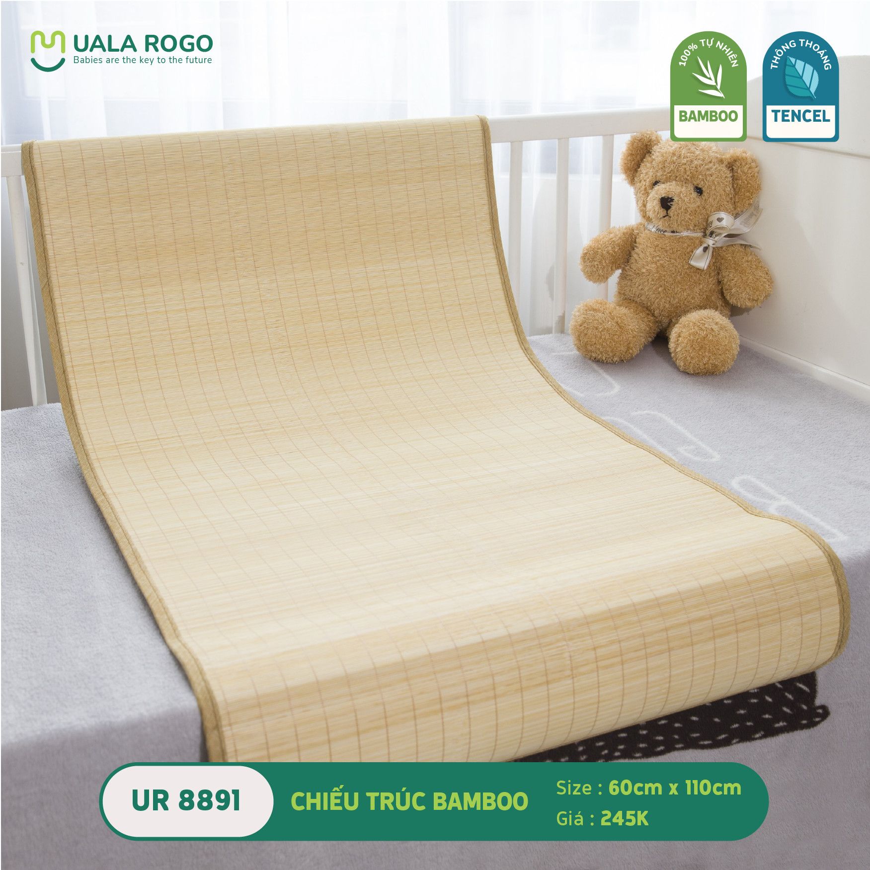  Chiếu trúc bamboo  60x110cm UR 8891 