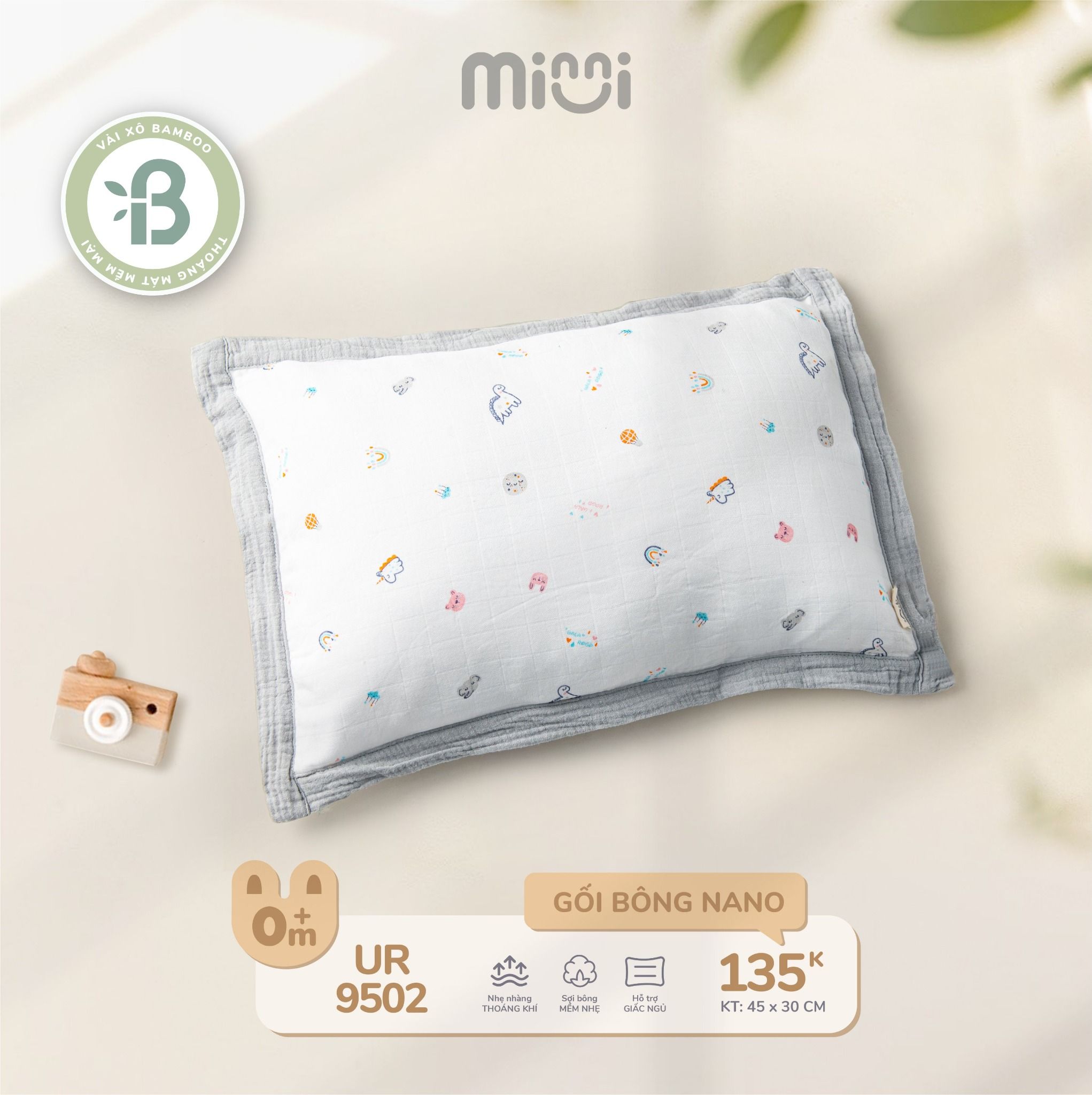 Gối bông nano minni UR 9502