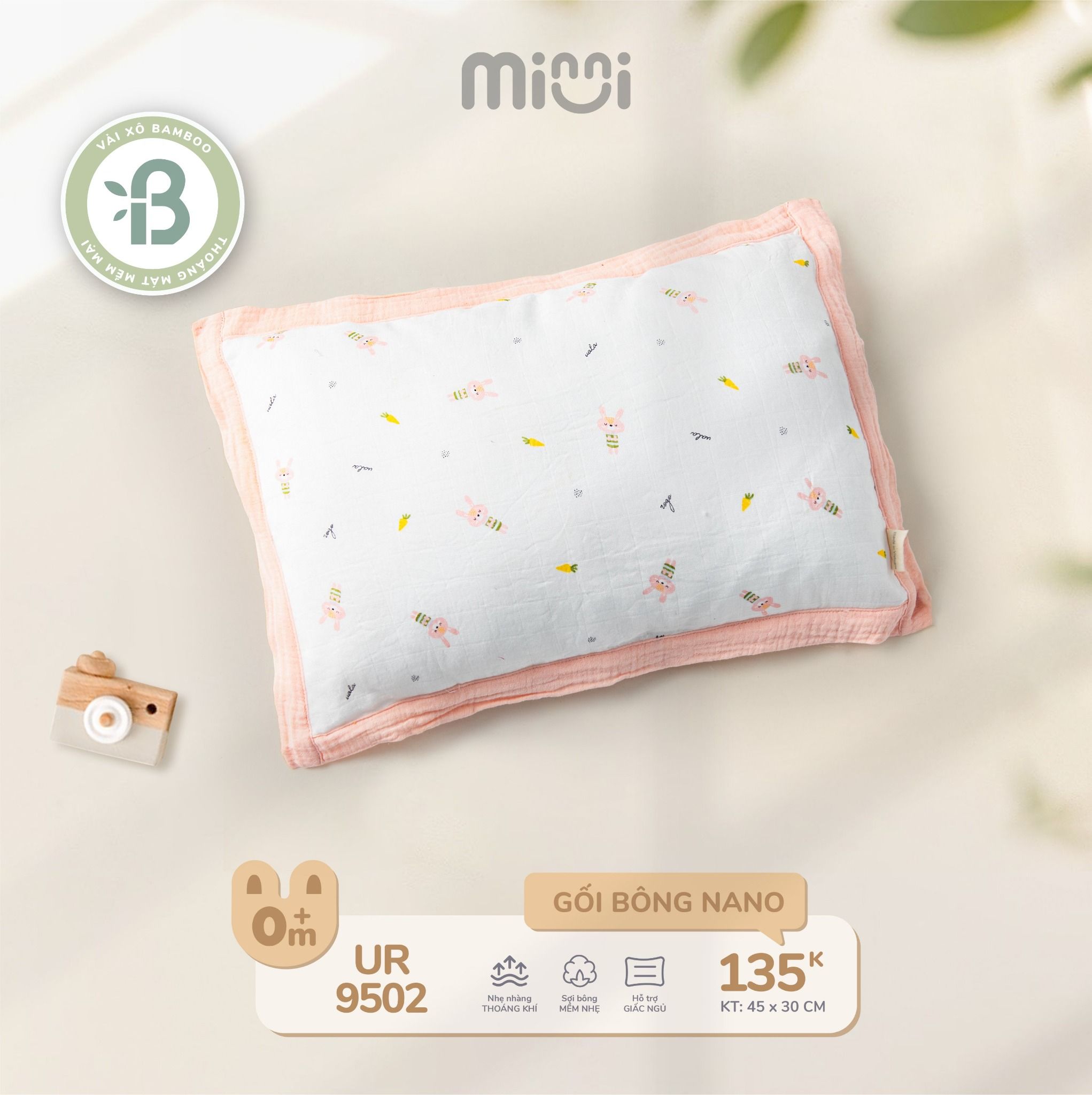 Gối bông nano minni UR 9502