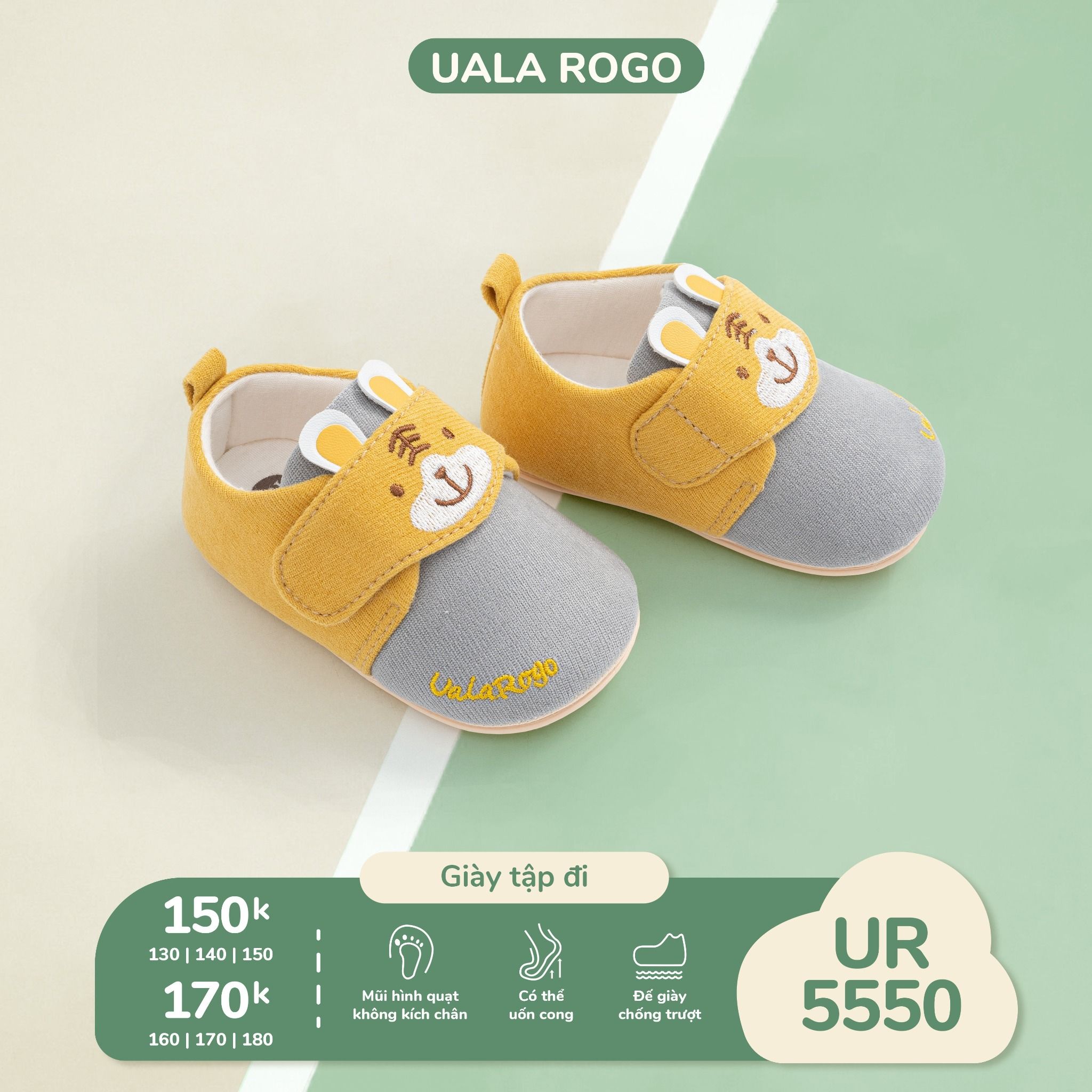 Giày tập đi hổ ngộ nghĩnh UR 5550