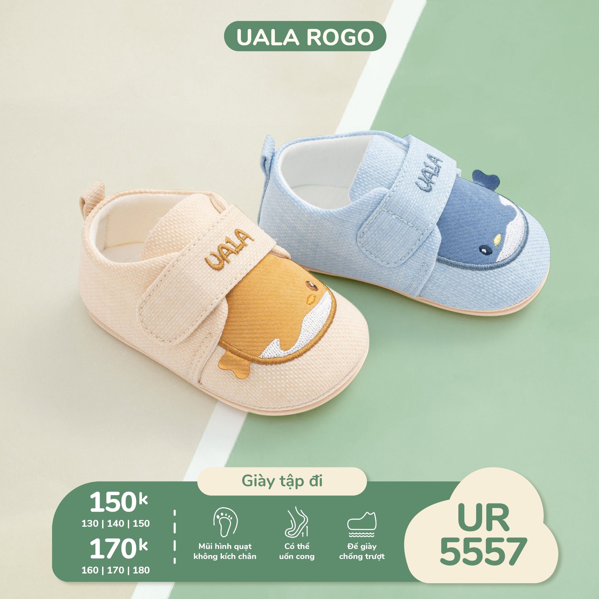 Giày tập đi cá voi UR 5557