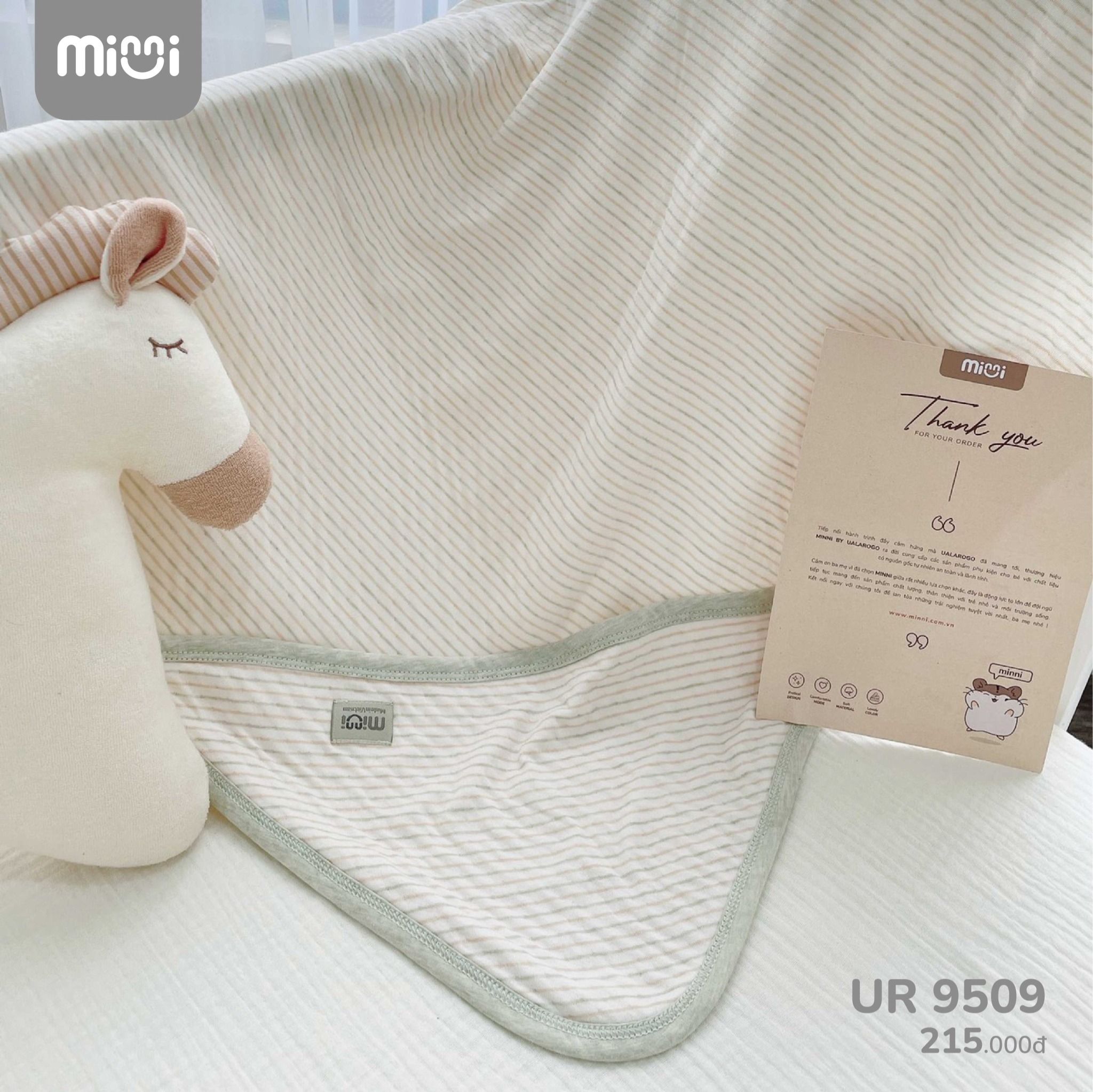  Chăn ủ  Minni Organic Cotton UR 9509 