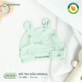  Mũ tai gấu modal hoạ tiết cá heo UR 2474 