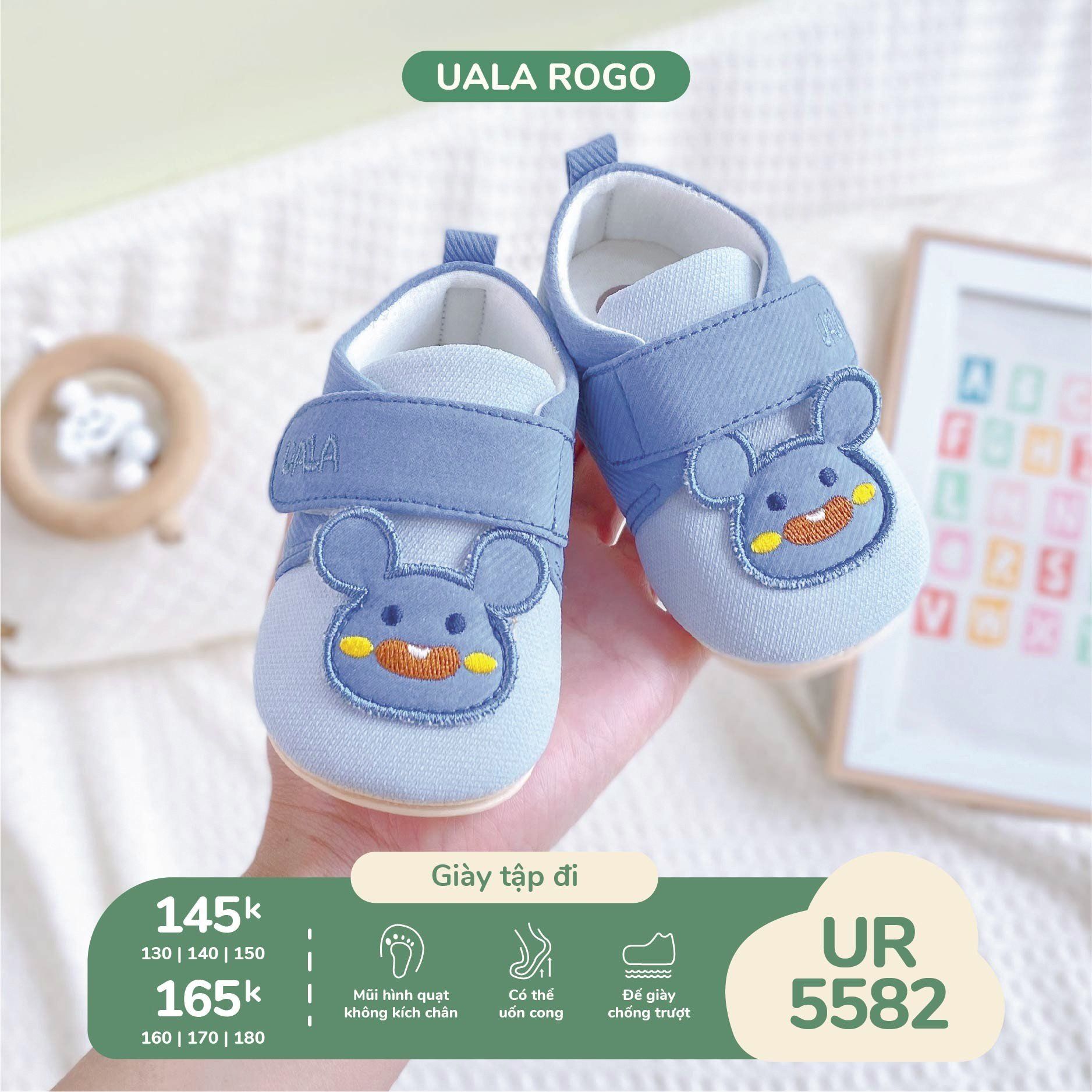 Giày Tập Đi Hình Chuột UR 5582