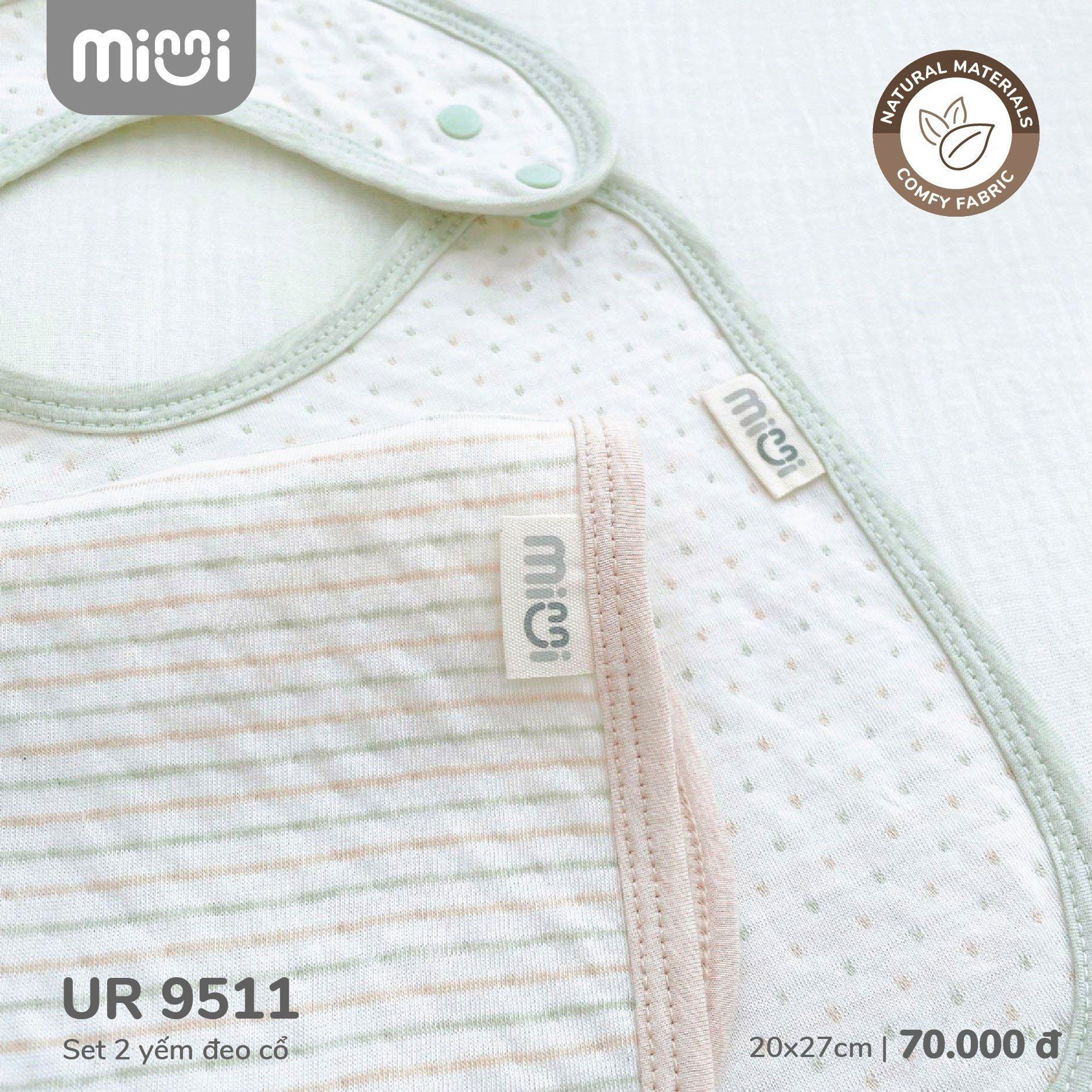 Set 2 yếm đeo cổ UR 9511
