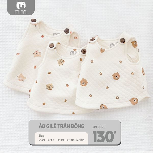  Áo Gile Trần Bông Mini 0020 