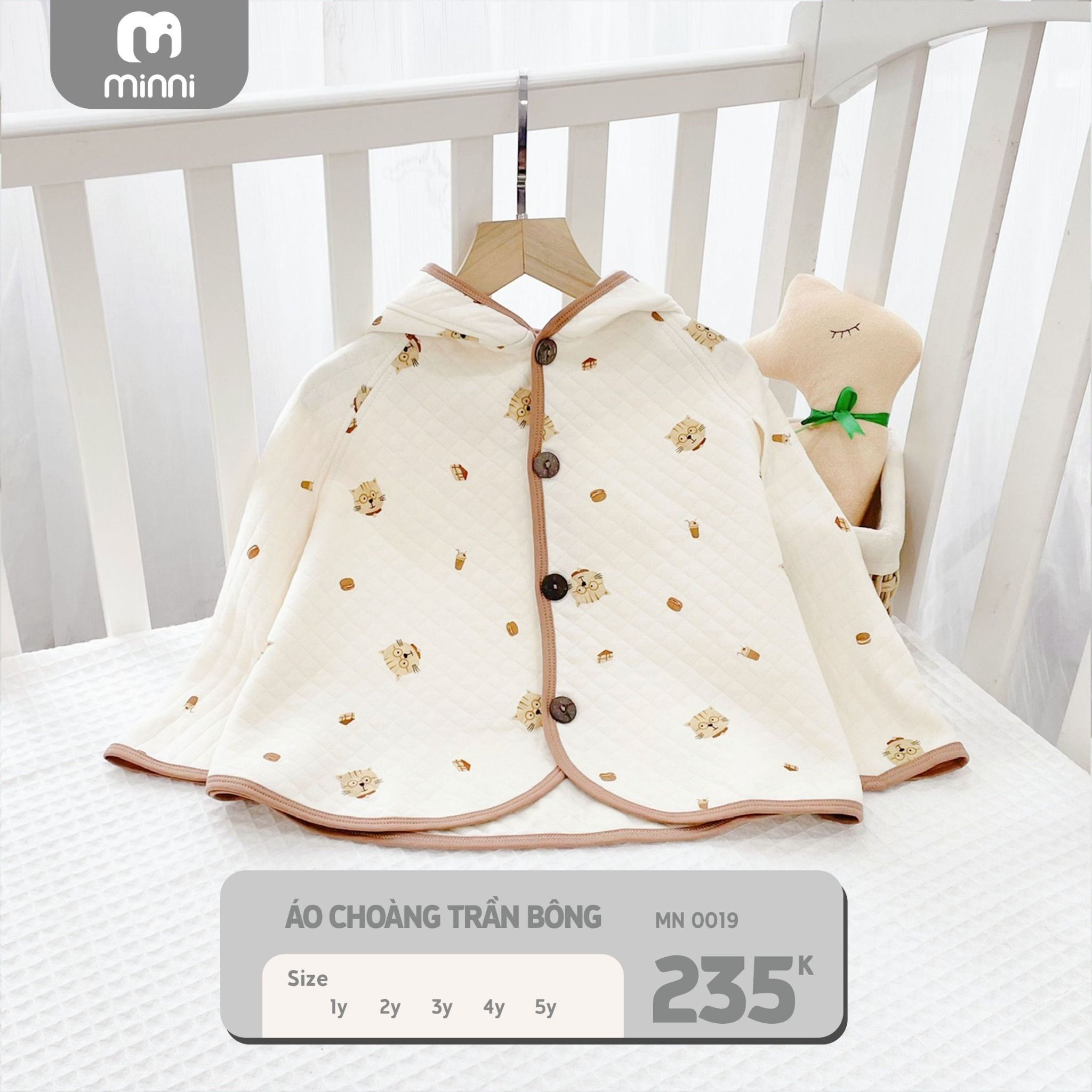 Áo Choàng Trần Bông Mini 0019