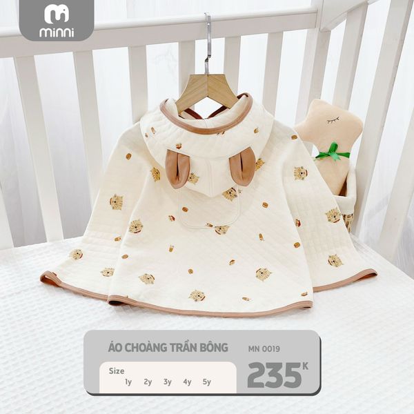  Áo Choàng Trần Bông Mini 0019 