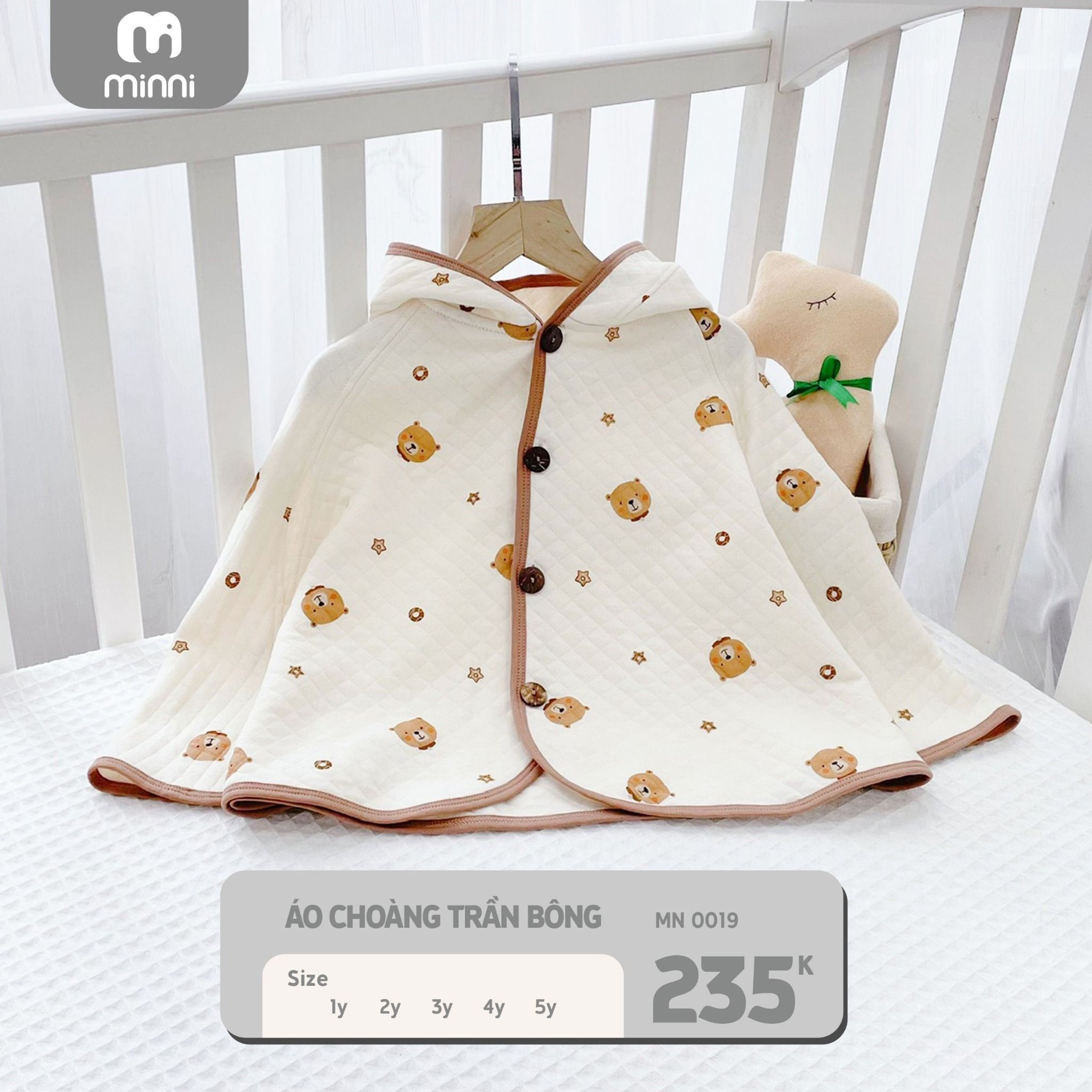 Áo Choàng Trần Bông Mini 0019