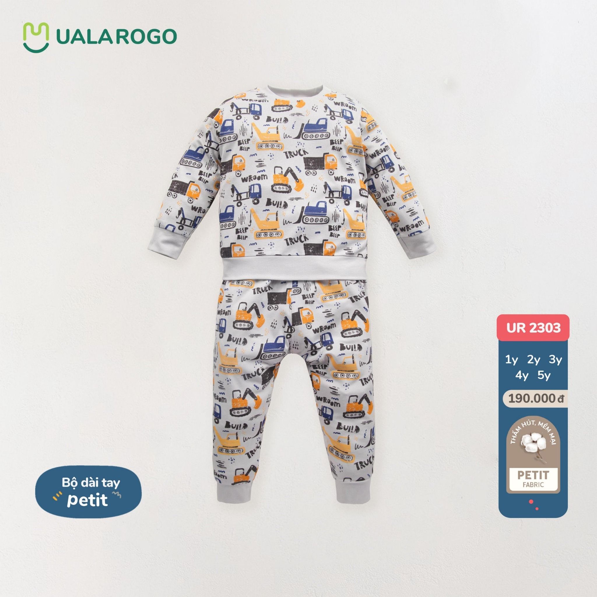 Bộ Dài Tay Ô Tô Ba Màu UR 2303