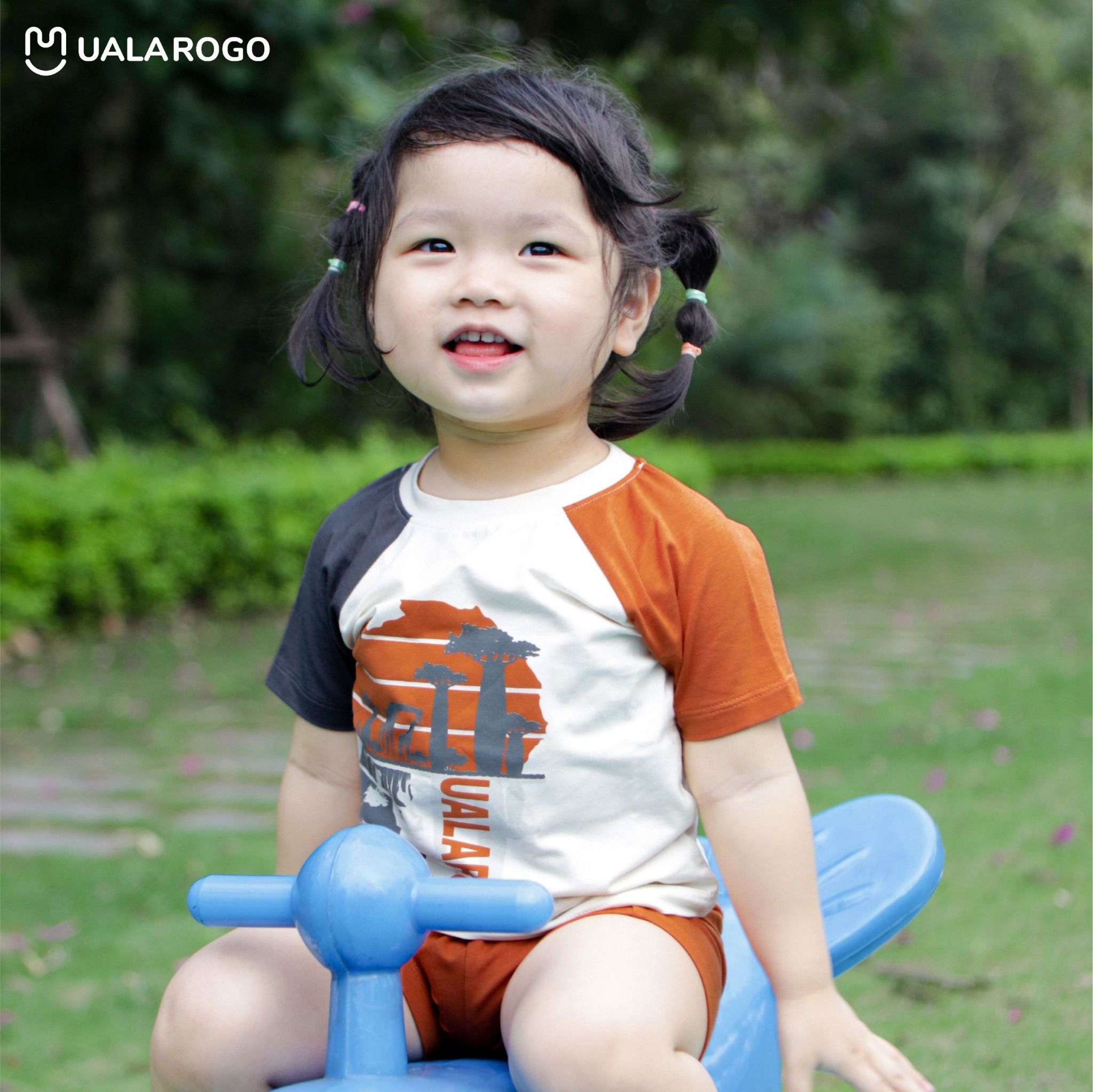 Bộ Cộc Tay Cotton Họa Tiết Rừng Nhiệt Đới UR 3647
